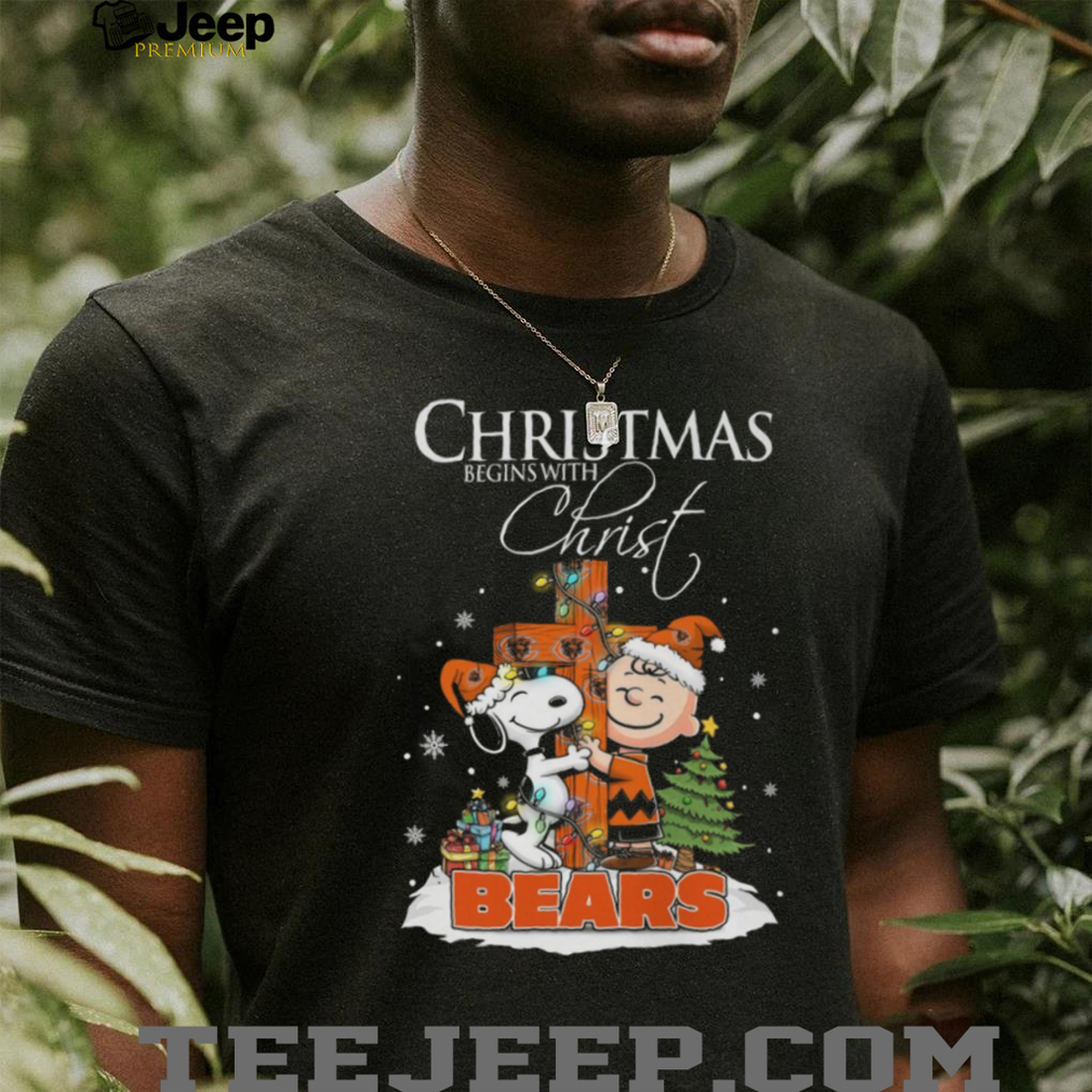 Charlie Brown Bears Snoopy Begins With Christ And Friends Peanuts Christmas Shirt Charlie Brown Bears Snoopy Begins With Christ And Friends Peanuts Christmas Shirt