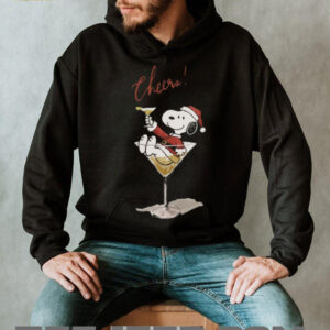 Cheers! Snoopy Christmas Party Graphic T Shirt