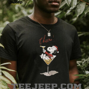 Cheers! Snoopy Christmas Party Graphic T Shirt