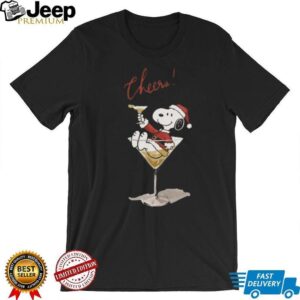 Cheers! Snoopy Christmas Party Graphic T Shirt