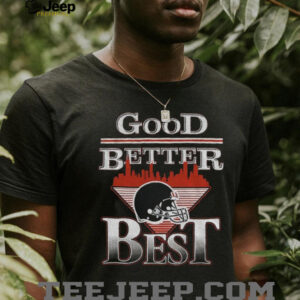 Chicago Bears helmet City Skyline NFL Football Good Better Best 2025 shirt