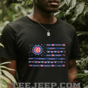 Chicago Cubs Stars and Stripes T Shirt