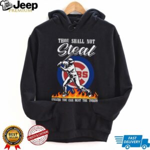 Chicago Cubs Thou Shall Not Steal Baseball T Shirt