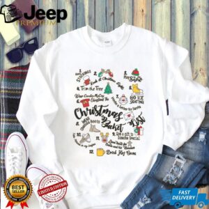 Christmas Bucket List T shirt