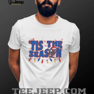 Christmas Buffalo Tis the season Football T Shirt
