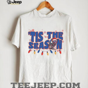 Christmas Buffalo Tis the season Football T Shirt