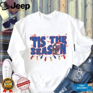 Christmas Buffalo Tis the season Football T Shirt