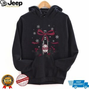 Christmas Dr Pepper Bow Fleece shirt