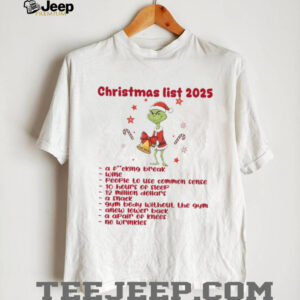 Christmas List 2025 T Shirt