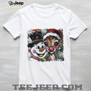 Christmas Snowman And Reindeer shirt