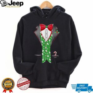 Christmas Tree Tuxedo Shirt Funny Holiday Costume Tee