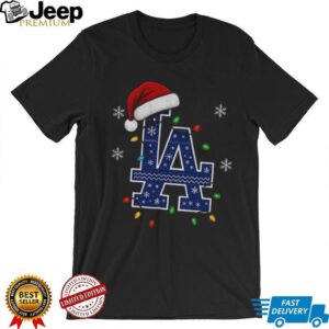 Christmas light bulb Los Angeles Dodgers baseball World Series 2025 Christmas shirt