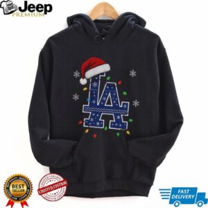Christmas light bulb Los Angeles Dodgers baseball World Series 2025 Christmas shirt