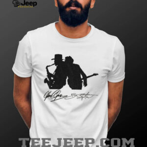 Clarence Clemons and Bruce Springsteen Autographed signatures shirt