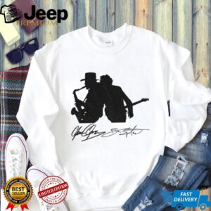 Clarence Clemons and Bruce Springsteen Autographed signatures shirt
