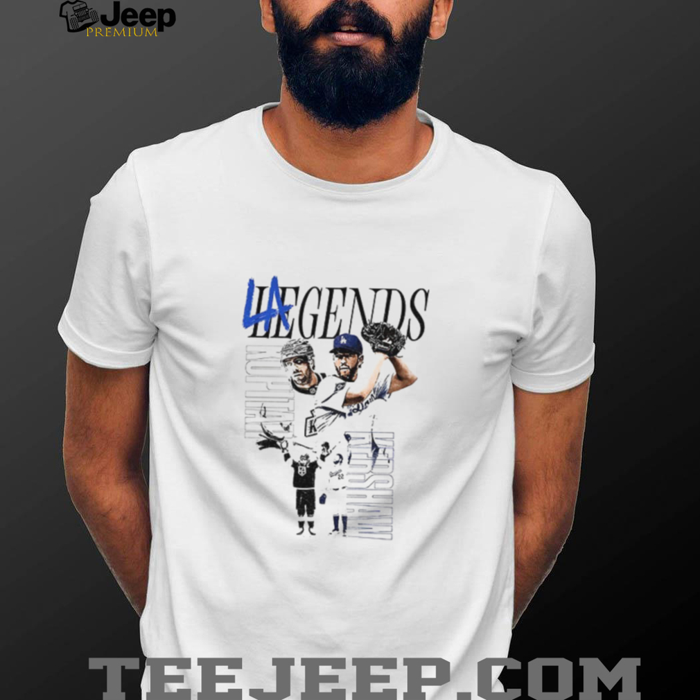 Clayton Kershaw Los Angeles Dodgers vs Anze Kopitar Los Angeles Kings LA Legends Tribute shirt Clayton Kershaw Los Angeles Dodgers vs Anze Kopitar Los Angeles Kings LA Legends Tribute shirt
