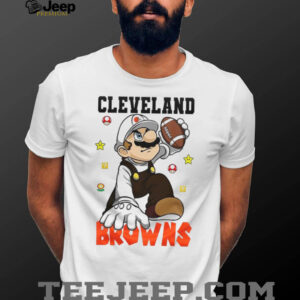 Cleveland Browns NFL x Super Mario Bros Mashup T Shirt