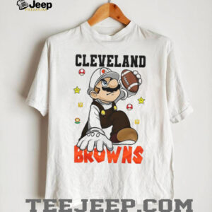 Cleveland Browns NFL x Super Mario Bros Mashup T Shirt