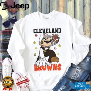 Cleveland Browns NFL x Super Mario Bros Mashup T Shirt