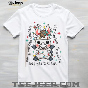 Con Mi Burrito Sabanero Shirt Cute Latin Christmas Holiday Tee