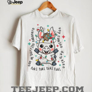 Con Mi Burrito Sabanero Shirt Cute Latin Christmas Holiday Tee