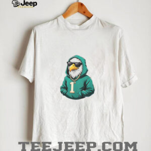 Cool Eagle in Hoodie T Shirt