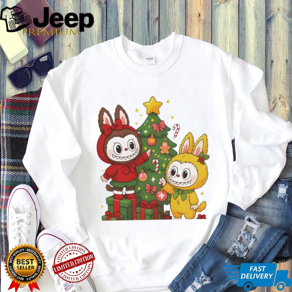 Cute Bunny Character Labubu Christmas shirt