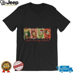 Cute Santa Labu bu Just a Merry Labubu Christmas shirt