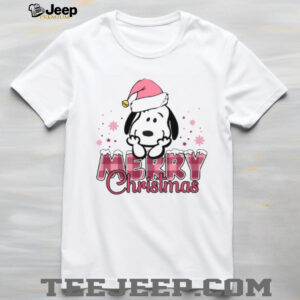 Cute Snoopy Peanut Santa Merry Christmas Shirt
