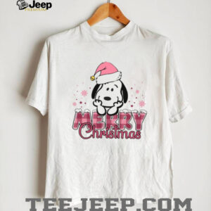 Cute Snoopy Peanut Santa Merry Christmas Shirt