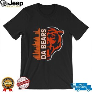 Da Bears Graphic Chicago Football city skyline shirt