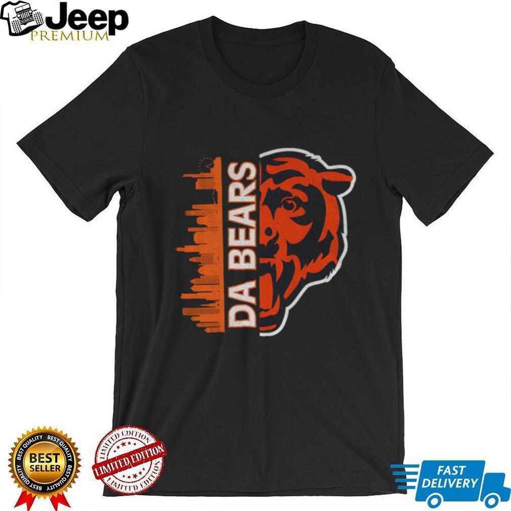 Da Bears Graphic Chicago Football city skyline shirt Da Bears Graphic Chicago Football city skyline shirt