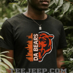 Da Bears Graphic Chicago Football city skyline shirt