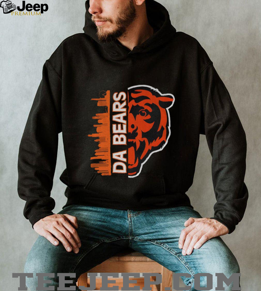 Da Bears Graphic Chicago Football city skyline shirt Da Bears Graphic Chicago Football city skyline shirt