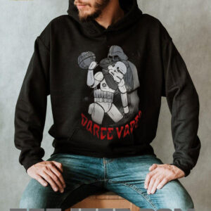 Darth Vader and Stormtrooper Star Wars cartoon shirt