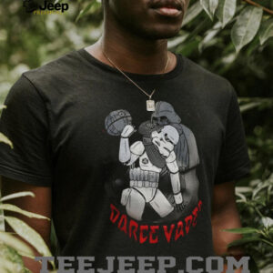 Darth Vader and Stormtrooper Star Wars cartoon shirt