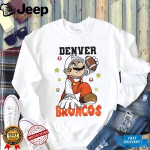 Denver Broncos NFL x Super Mario Bros Mashup T Shirt