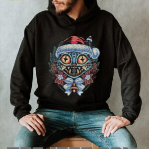 Derpy Tiger in a Santa hat art Kpop Demon Hunter Merry Christmas shirt