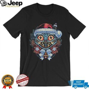 Derpy Tiger in a Santa hat art Kpop Demon Hunter Merry Christmas shirt