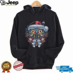 Derpy Tiger in a Santa hat art Kpop Demon Hunter Merry Christmas shirt
