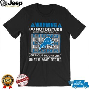 Detroit Lions Fan T Shirt Do Not Disturb