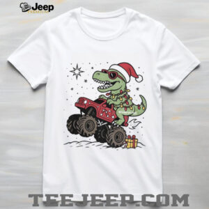 Dinosaur T rex Christmas Monster Truck shirt