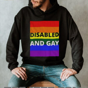 Disabled and gay LGBT Pride Month 2025 shirt
