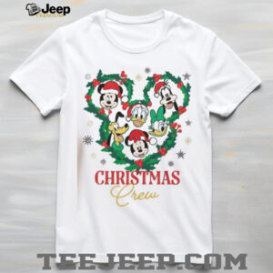 Disney Mickey & Friends Christmas Shirt Family Holiday Tee
