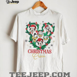 Disney Mickey & Friends Christmas Shirt Family Holiday Tee