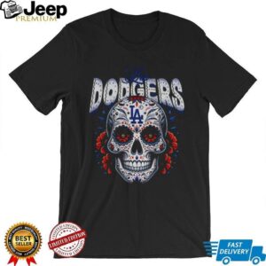 Dodgers Sugar Skull Día de los Muertos Los Angeles Dodgers 2025 World Series Baseball MLB shirt Dodgers Sugar Skull Día de los Muertos Los Angeles Dodgers 2025 World Series Baseball MLB shirt