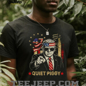 Donald Trump Quiet Piggy New York 47 American flag anti Trump shirt