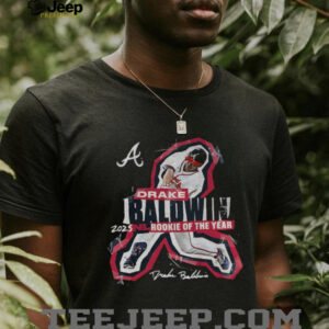 Drake Baldwin Atlanta Braves MLB 2025 National League Rookie of the Year signature shirt