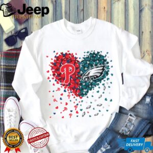 Eagles & Phillies Fan Love tee Eagles & Phillies Fan Love tee