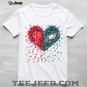 Eagles & Phillies Fan Love tee